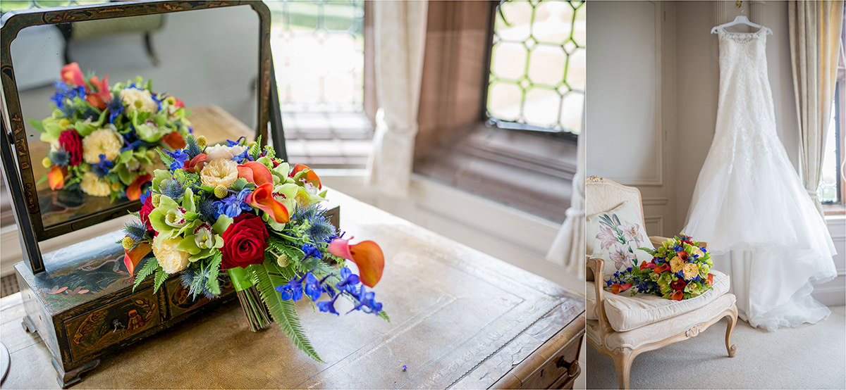 Thornton Manor Flowers and Wedding Dress Photography 