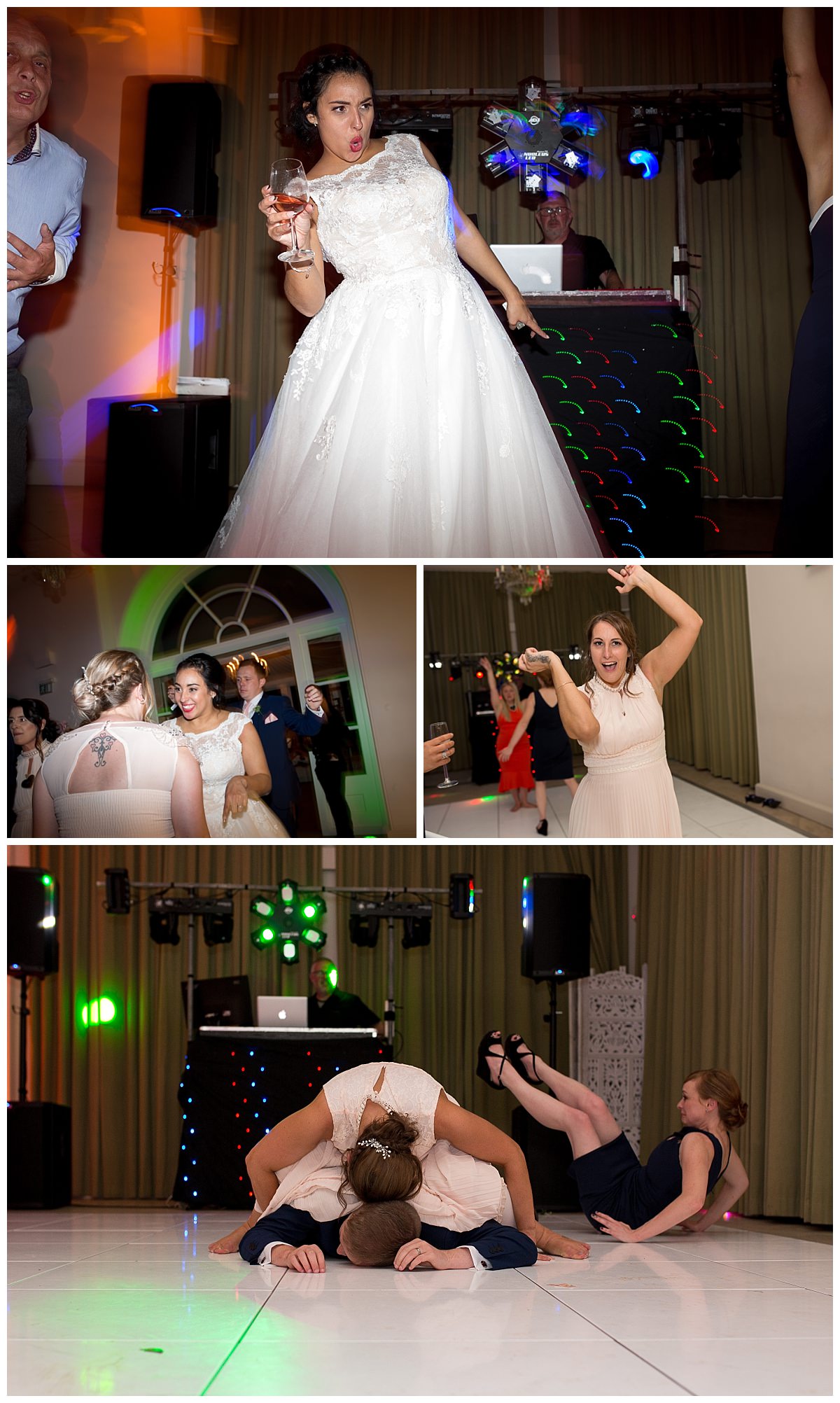 Dancefloor pics at Iscoyd Park wedding 