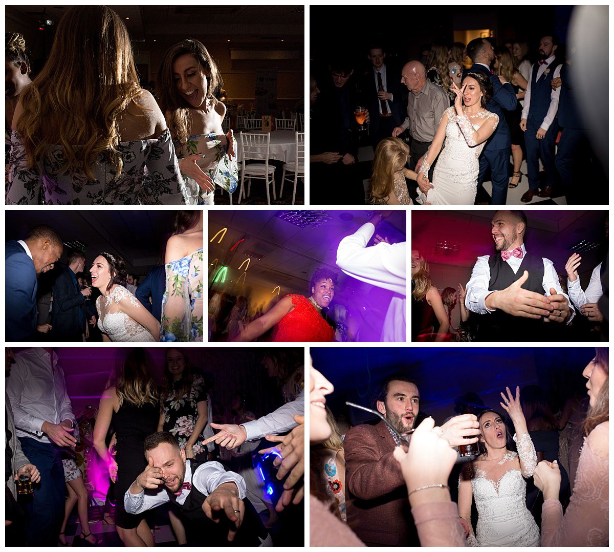 Wedding party at Cranage Hall 