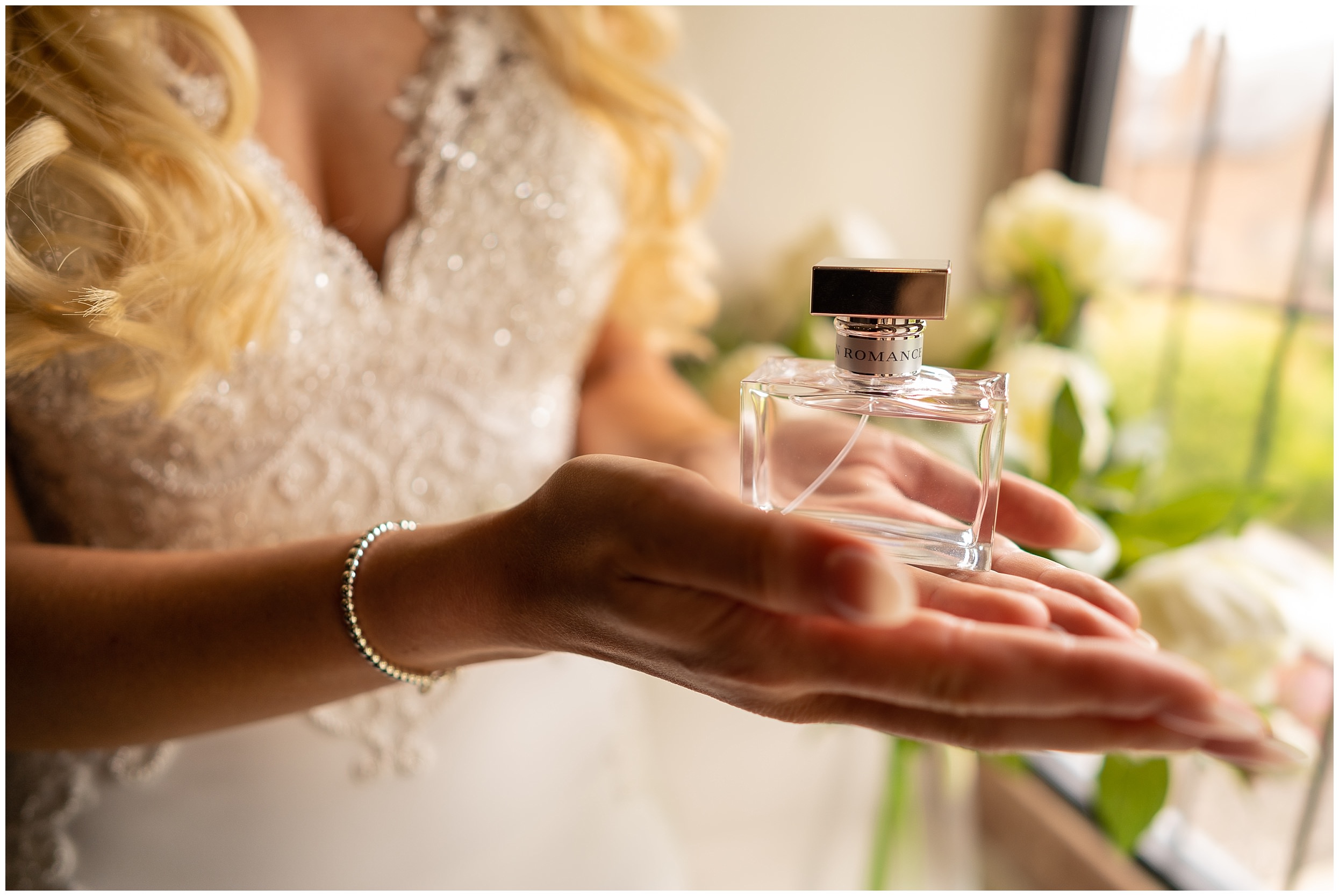 Wedding day perfume at Merrydale Manor