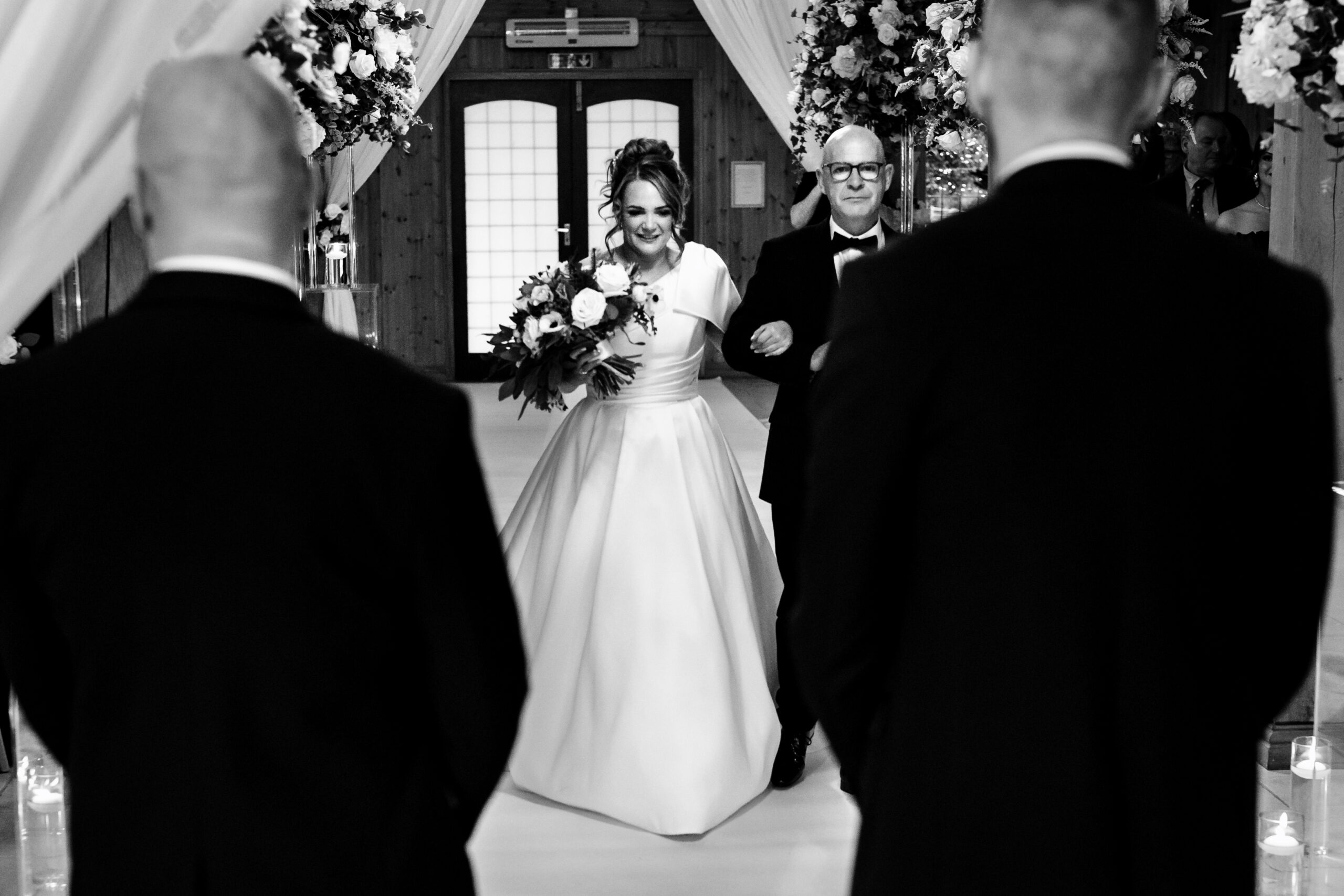 Georgia and Joe exchanging vows at Colshaw Hall, Cheshire wedding photographer