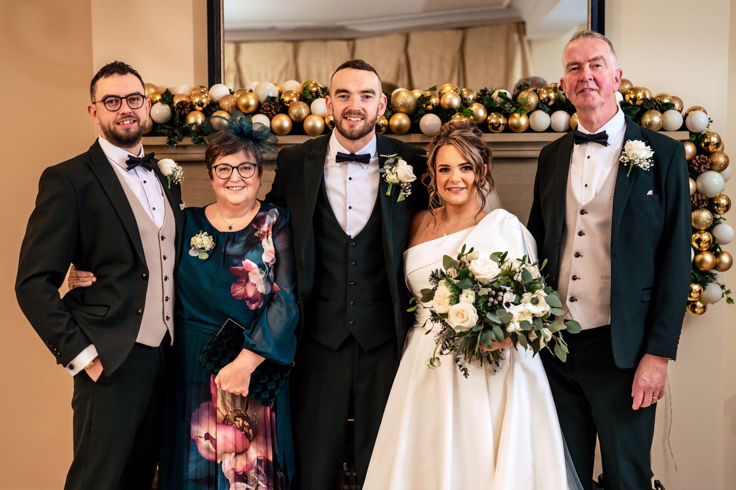 Another family formal photograph taken in the same spot at Colshaw Hall