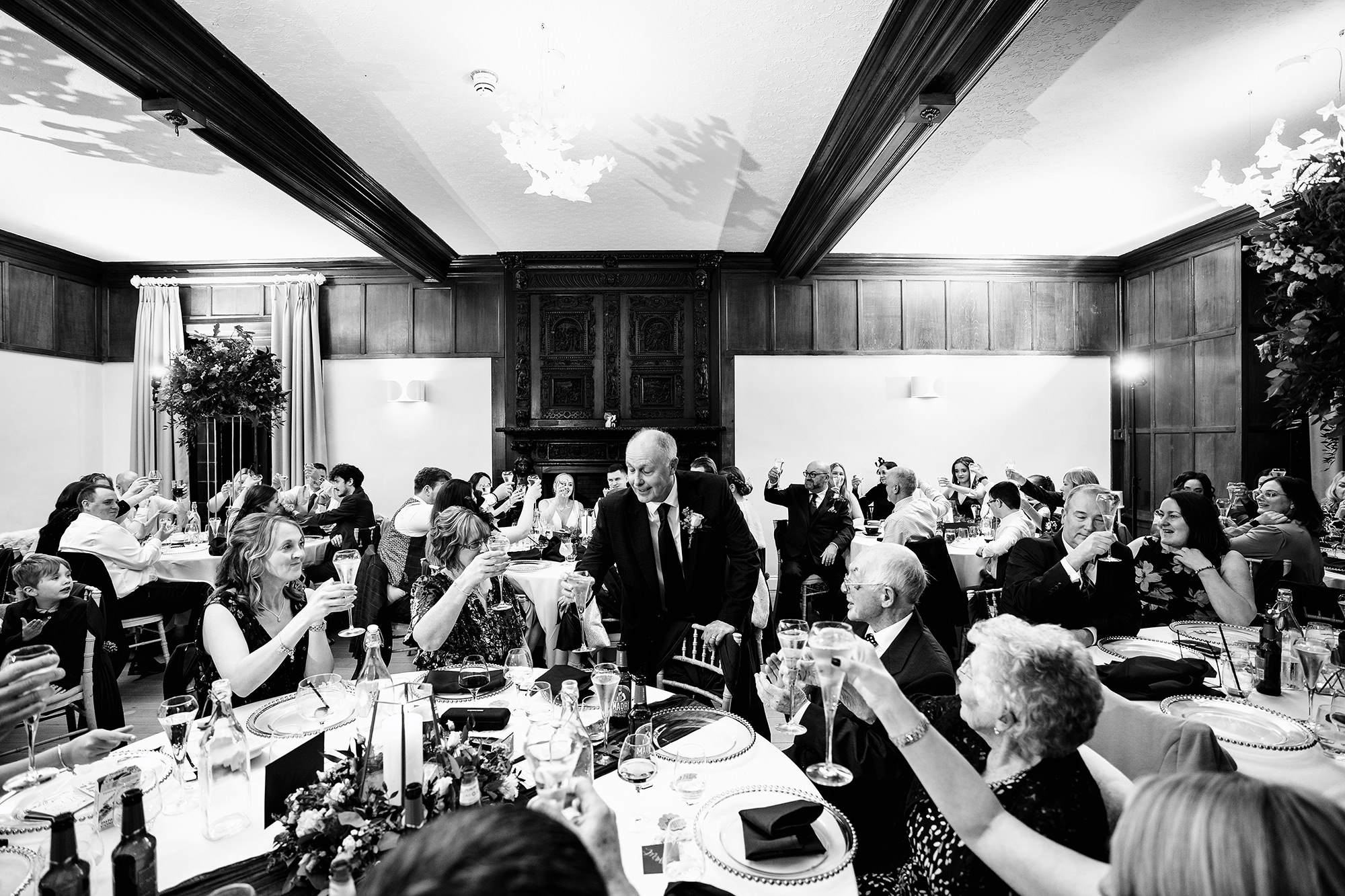 The Salt House reception room during the speeches